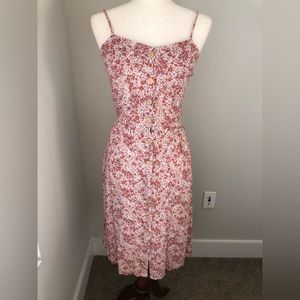 Summer smocked-back dress